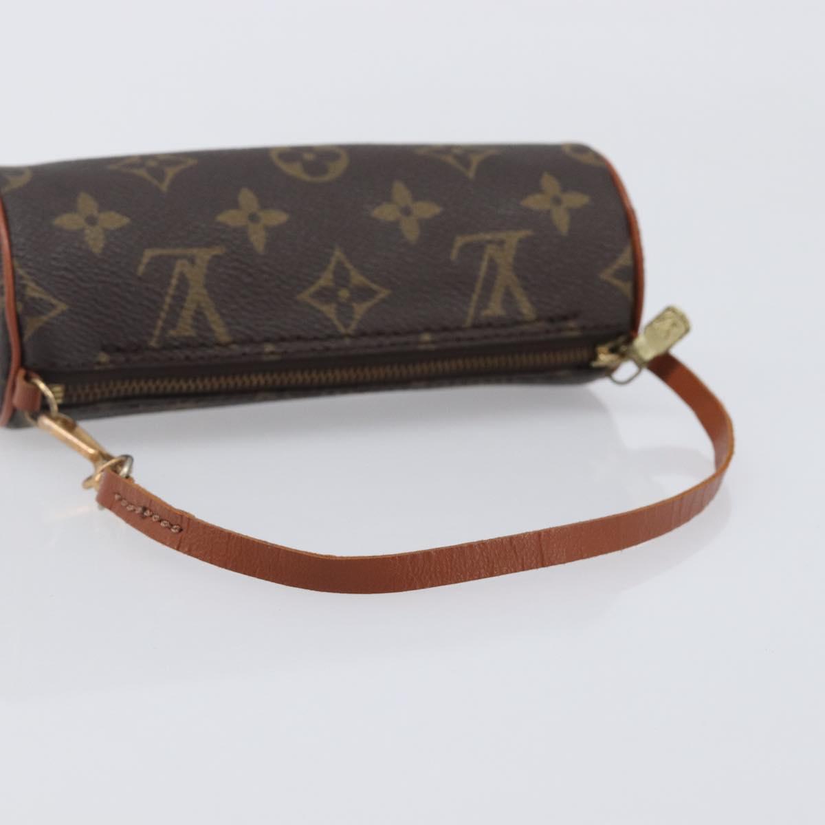 LOUIS VUITTON Monogram Papillon Pouch Pouch LV Auth 209683
