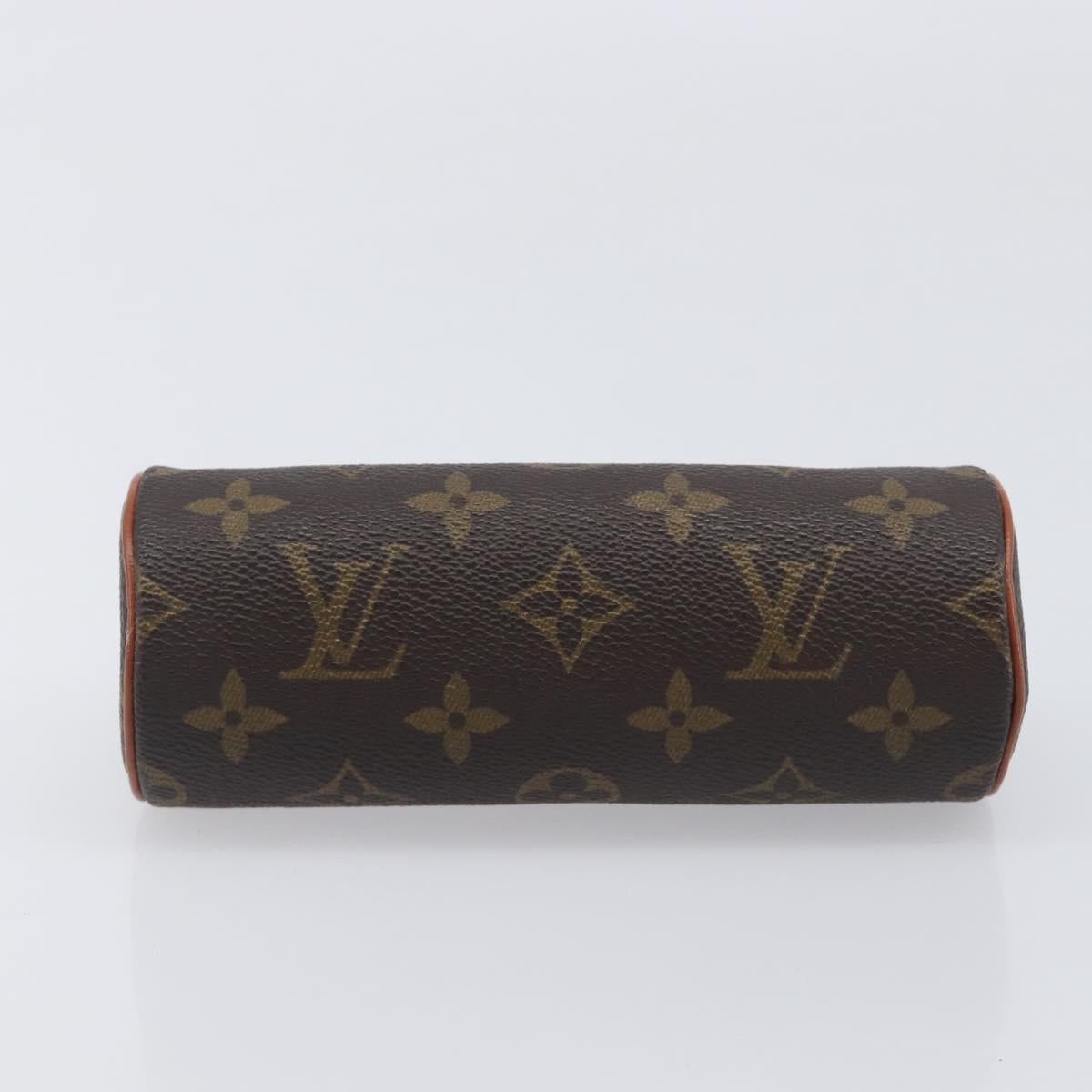 LOUIS VUITTON Monogram Papillon Pouch Pouch LV Auth 209683