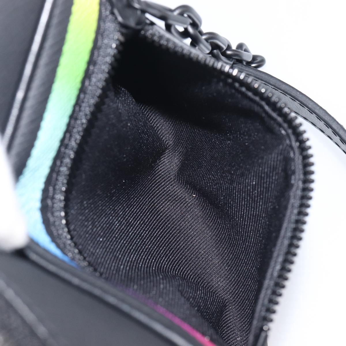 LOUIS VUITTON Taiga Rainbow Mini Soft Trunk Bag Black M30351 LV Auth 209684SAM