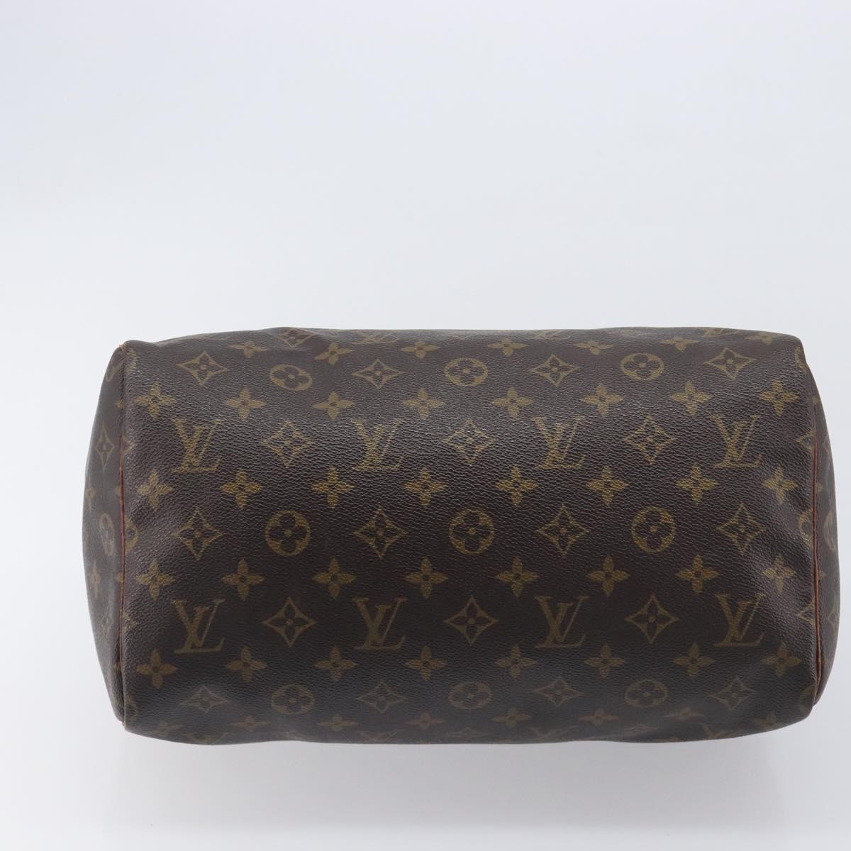 LOUIS VUITTON Monogram Speedy 30 Hand Bag M41526 LV Auth 209687