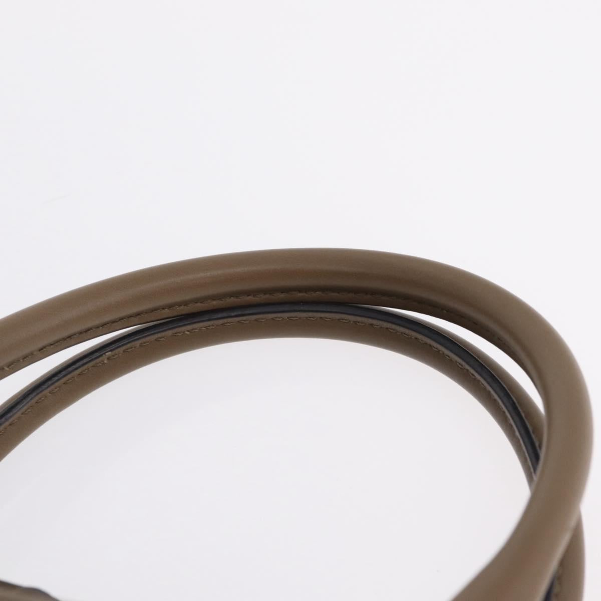 GUCCI GuccissimaGG Sukey Hand Bag Leather Brown Gold Tone 247902 Auth 209691A