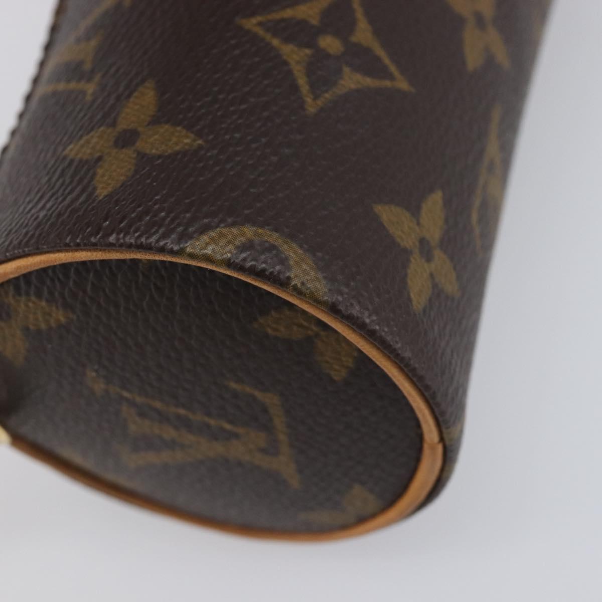 LOUIS VUITTON Monogram Papillon Pouch Pouch LV Auth 209700