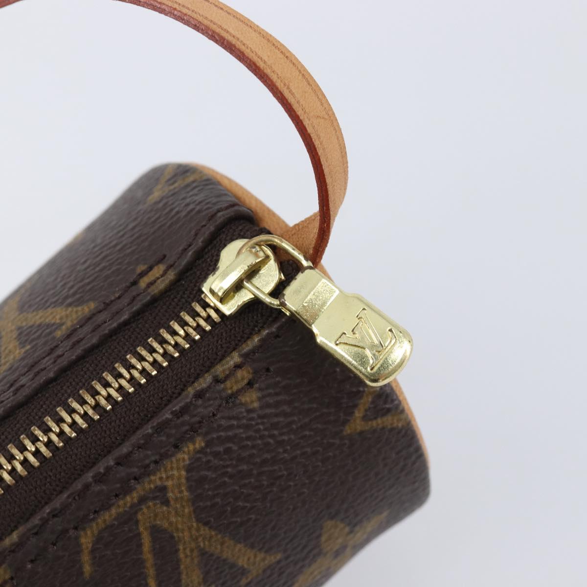 LOUIS VUITTON Monogram Papillon Pouch Pouch LV Auth 209700