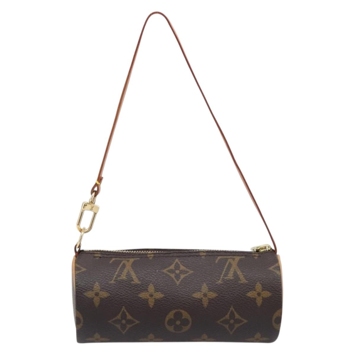LOUIS VUITTON Monogram Papillon Pouch Pouch LV Auth 209700
