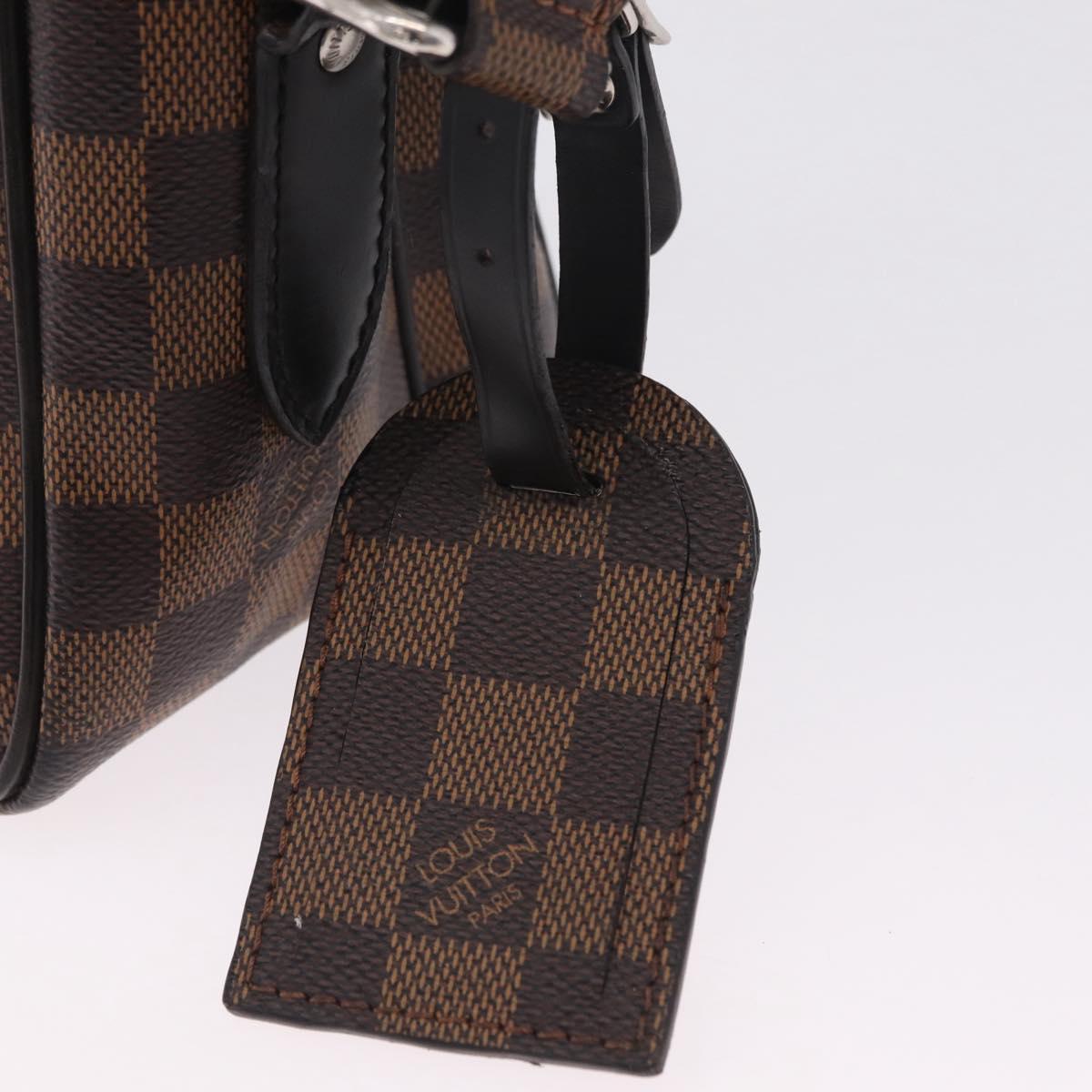 LOUIS VUITTON Damier Ebene Chapman Brothers Nile PM Bag N42704 LV Auth 209703A