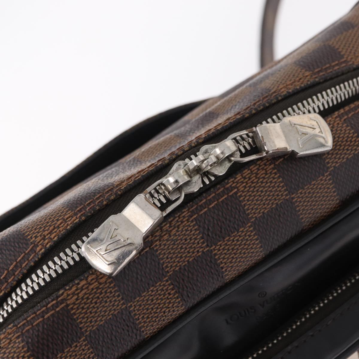 LOUIS VUITTON Damier Ebene Chapman Brothers Nile PM Bag N42704 LV Auth 209703A