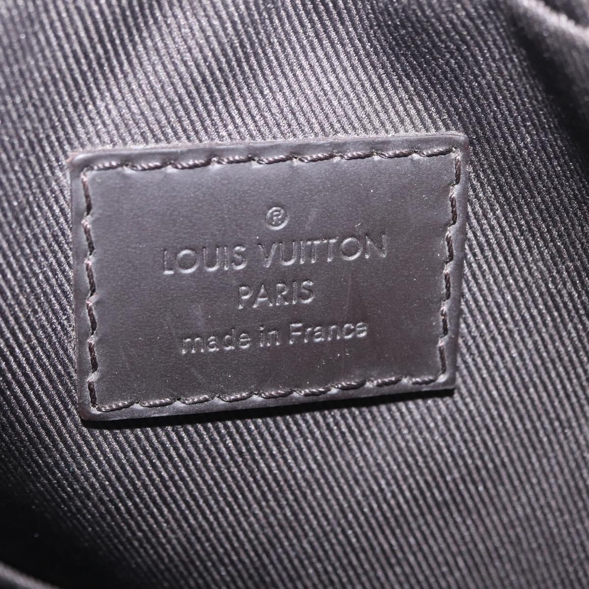 LOUIS VUITTON Damier Ebene Chapman Brothers Nile PM Bag N42704 LV Auth 209703A