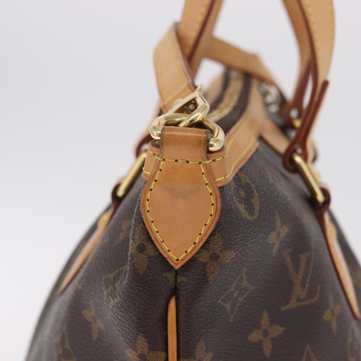 LOUIS VUITTON Monogram Palermo PM Tote Bag M40145 LV Auth 209707V