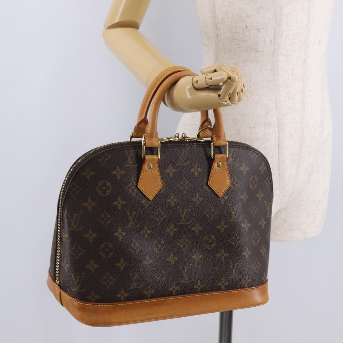 LOUIS VUITTON Monogram Alma Hand Bag M51130 LV Auth 209715A