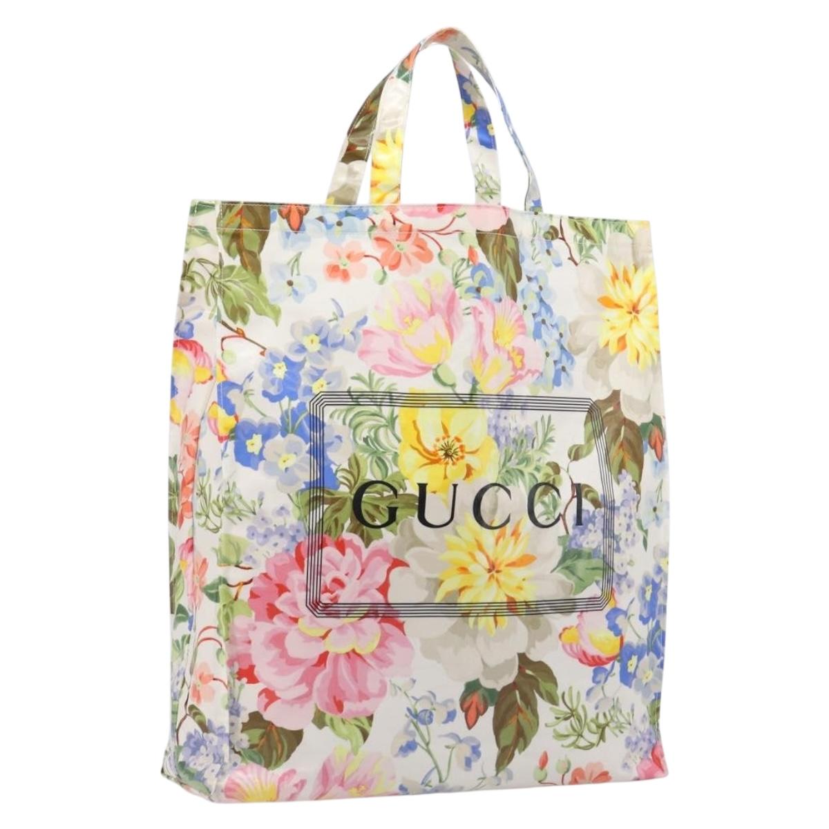 GUCCI Hand Bag PVC Multicolor 575140 Auth 209716A