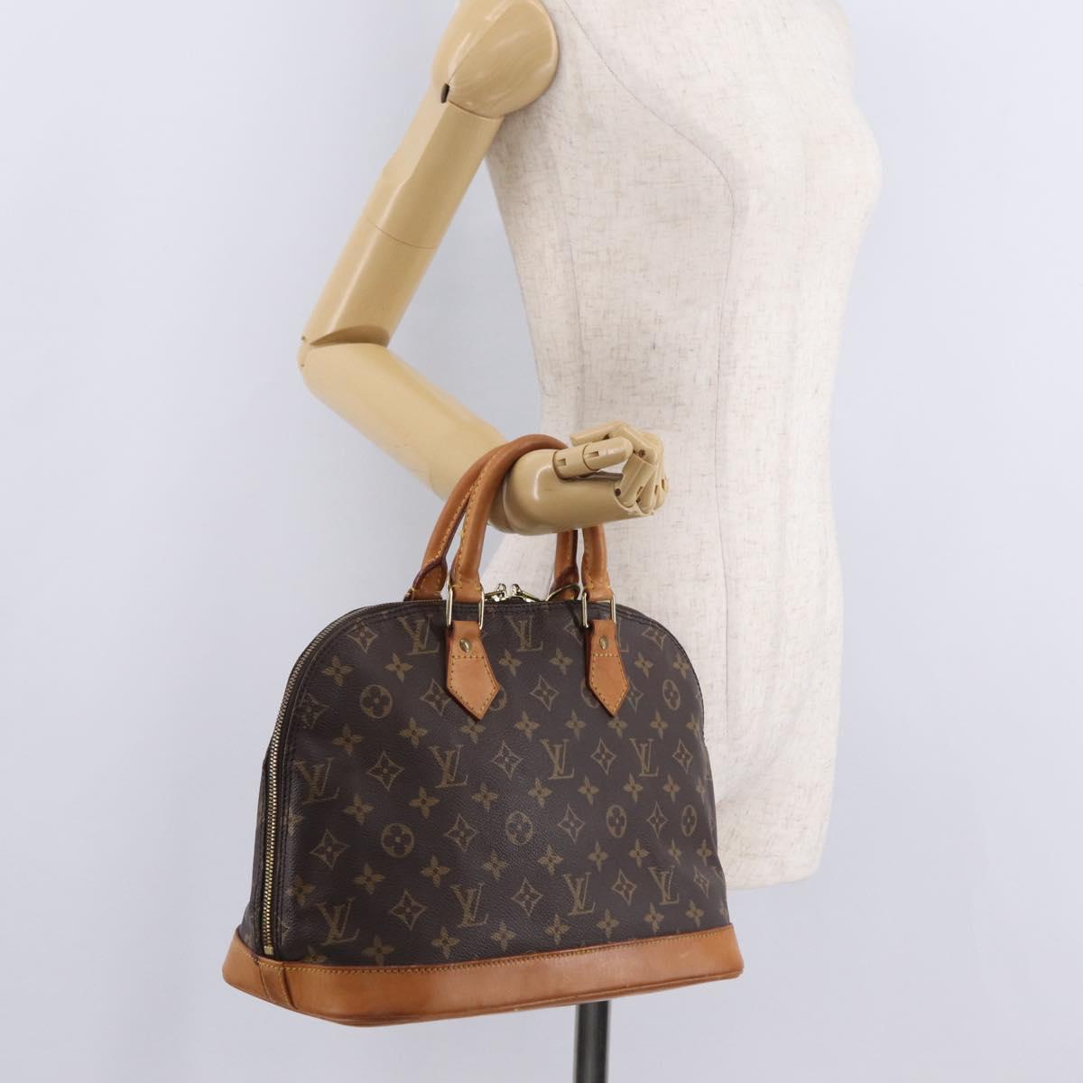 LOUIS VUITTON Monogram Alma Hand Bag M51130 LV Auth 209728A