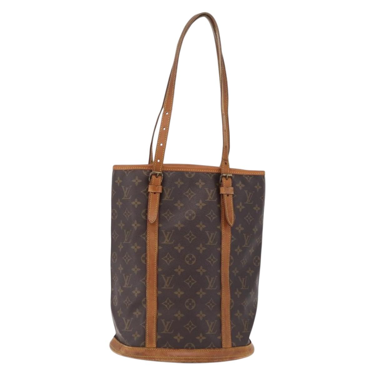 LOUIS VUITTON Monogram Bucket GM Shoulder Bag M42236 LV Auth 209731