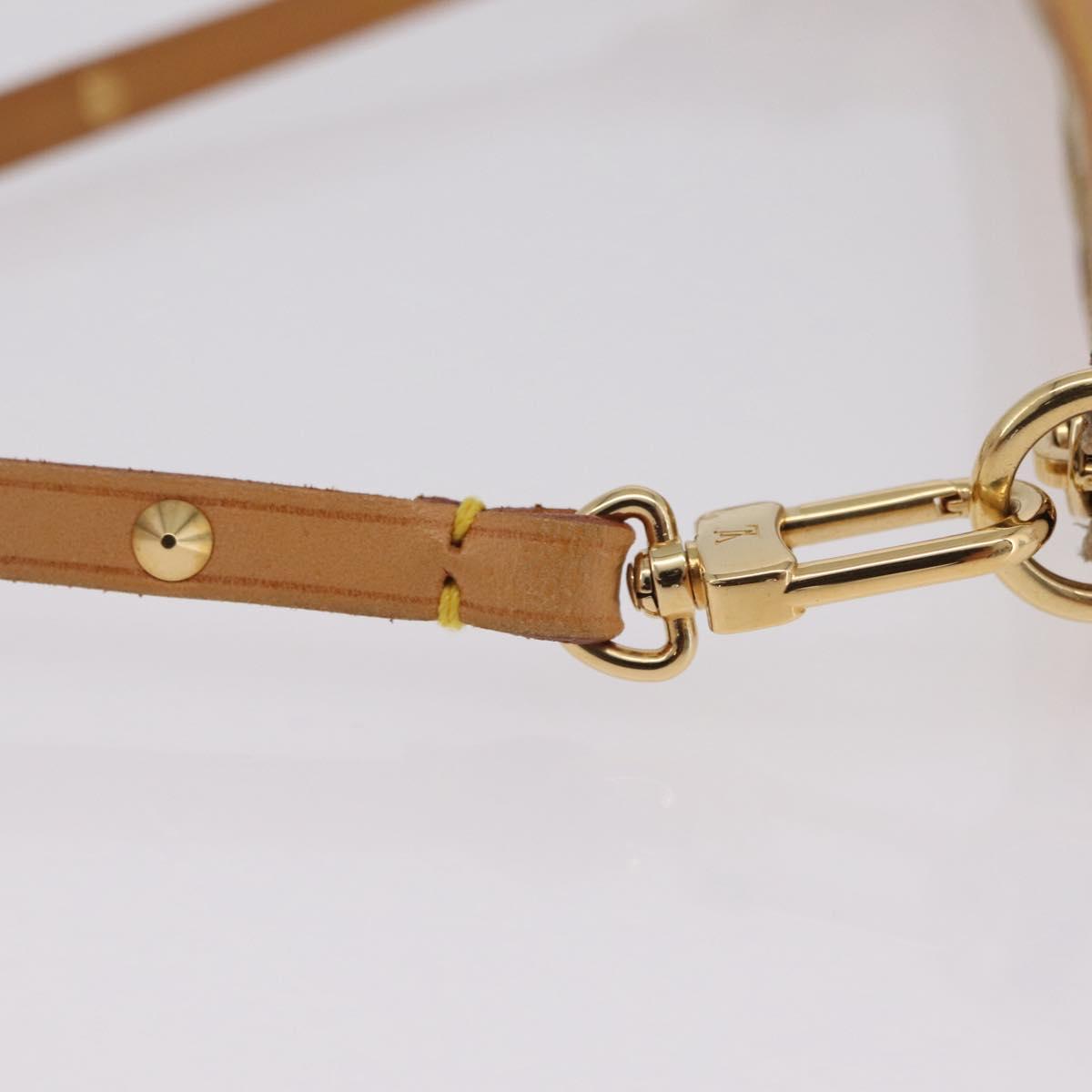 LOUIS VUITTON Multicolor Pochette Accessoires Pouch White M92649 Auth 209732SAV