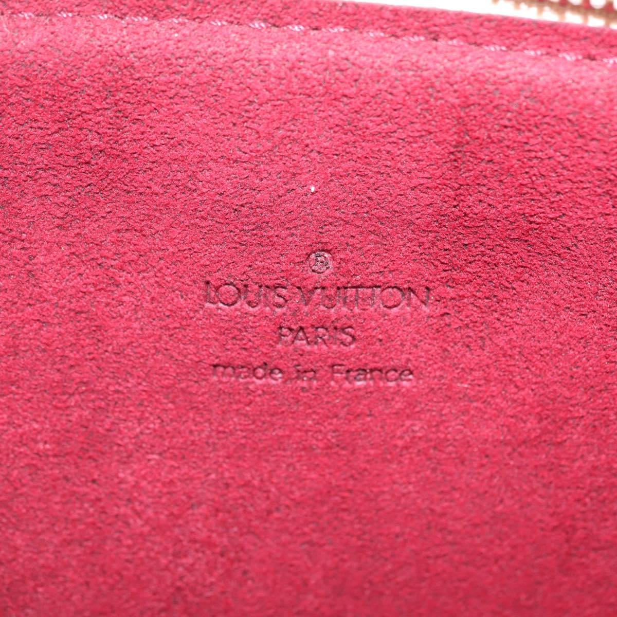 LOUIS VUITTON Multicolor Pochette Accessoires Pouch White M92649 Auth 209732SAV
