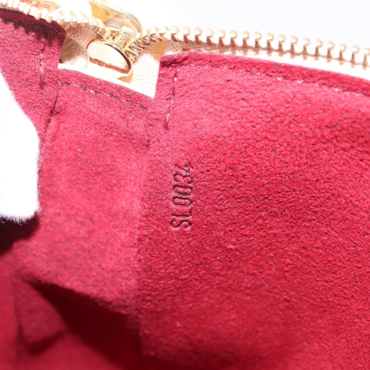 LOUIS VUITTON Multicolor Pochette Accessoires Pouch White M92649 Auth 209732SAV