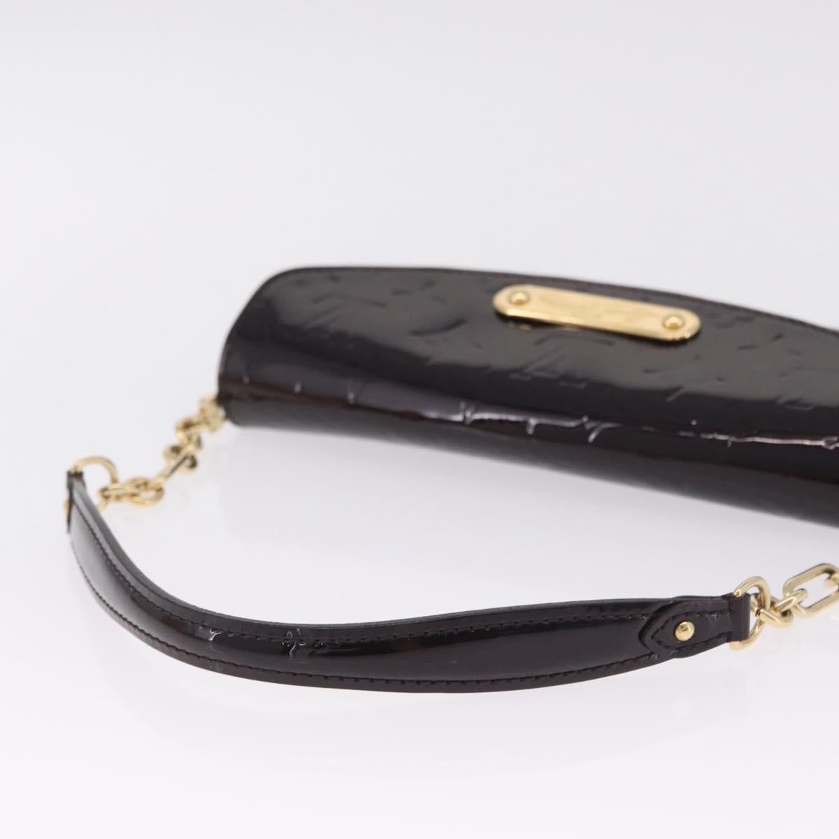 LOUIS VUITTON Monogram Vernis Sunset Bluebird Bag Amarante M93542 Auth 209737V