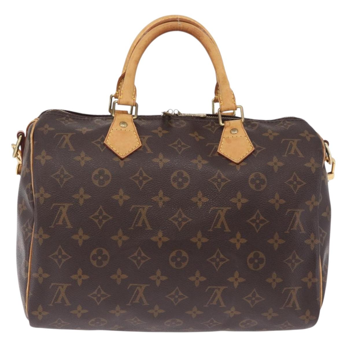 LOUIS VUITTON Monogram Speedy Bandouliere 30 Hand Bag M40391 LV Auth 209741A