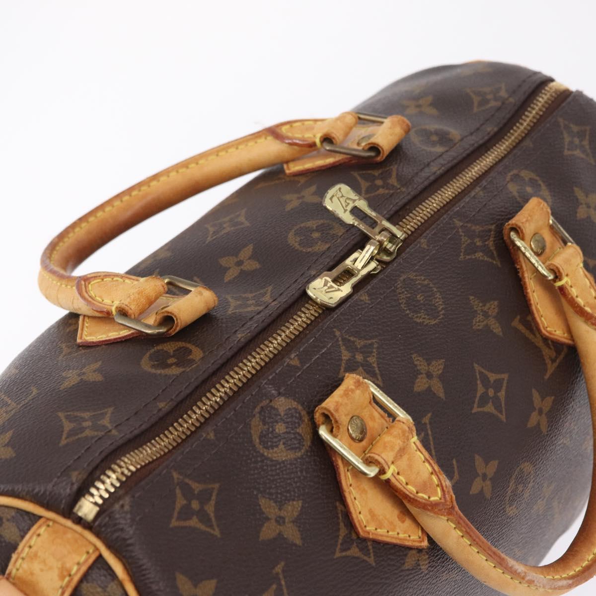LOUIS VUITTON Monogram Speedy Bandouliere 30 Hand Bag M40391 LV Auth 209741A