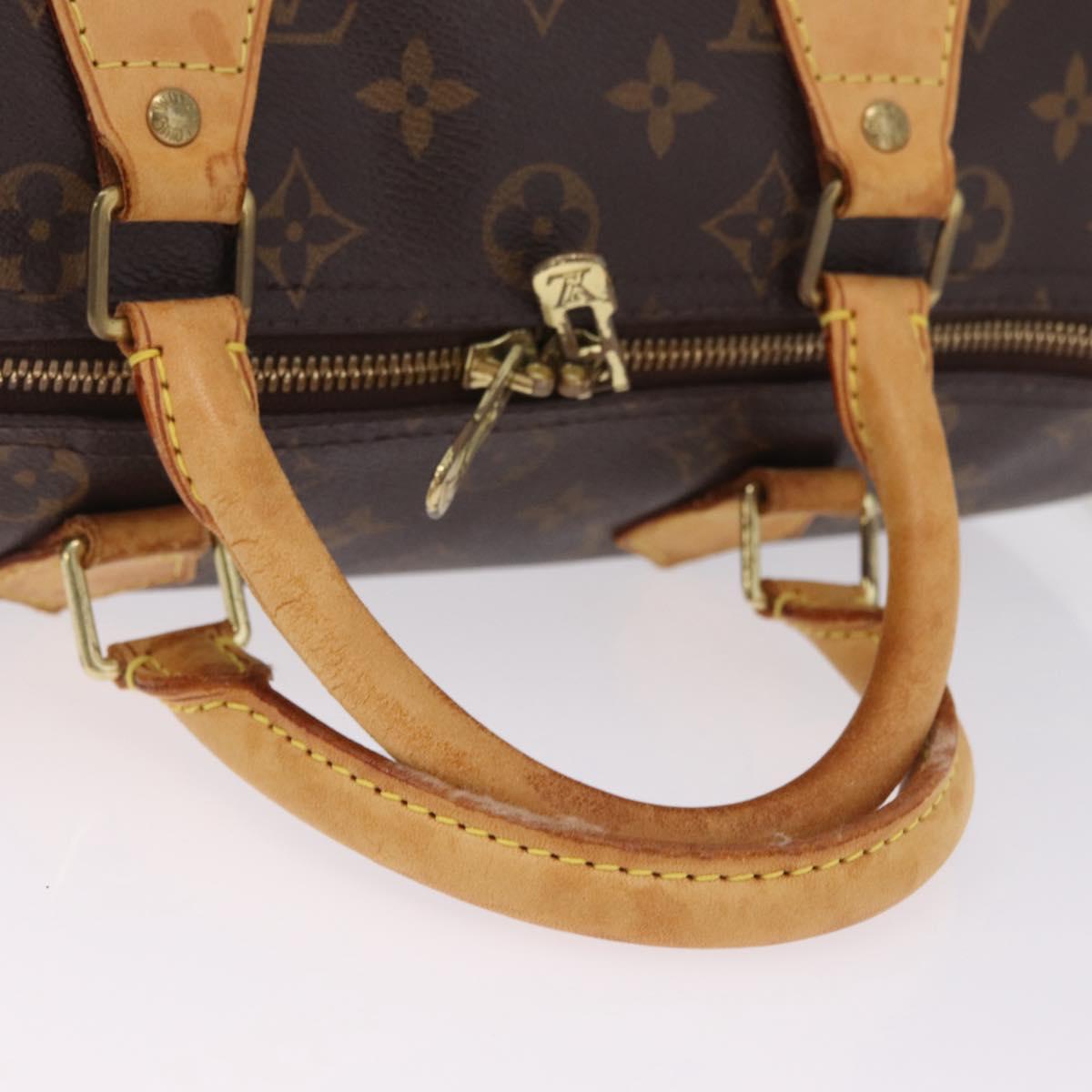 LOUIS VUITTON Monogram Speedy Bandouliere 30 Hand Bag M40391 LV Auth 209741A