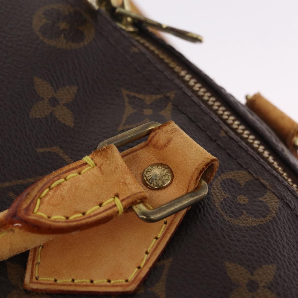 LOUIS VUITTON Monogram Speedy Bandouliere 30 Hand Bag M40391 LV Auth 209741A