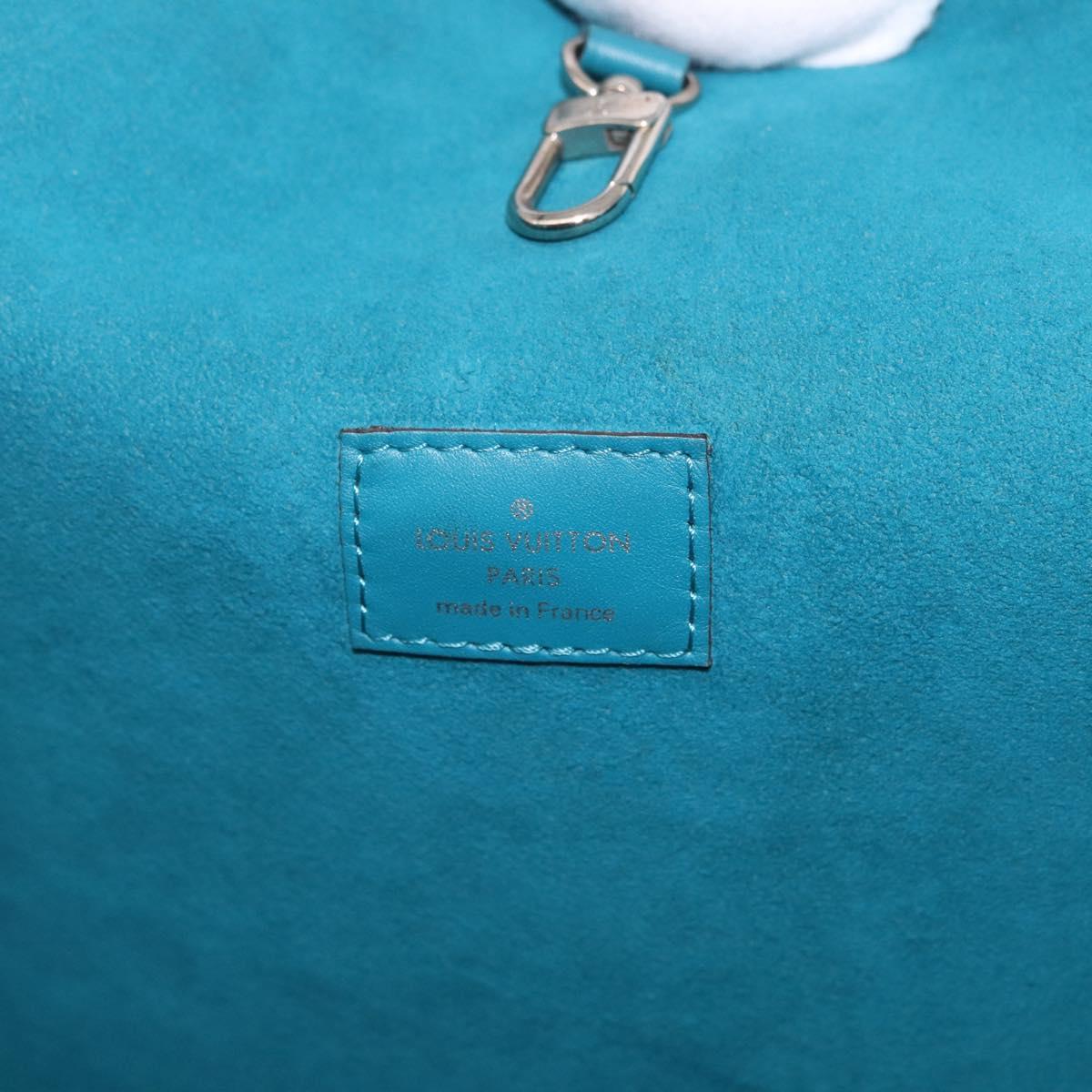LOUIS VUITTON Epi Neverfull MM Tote Bag cyan M40930 LV Auth 209742V