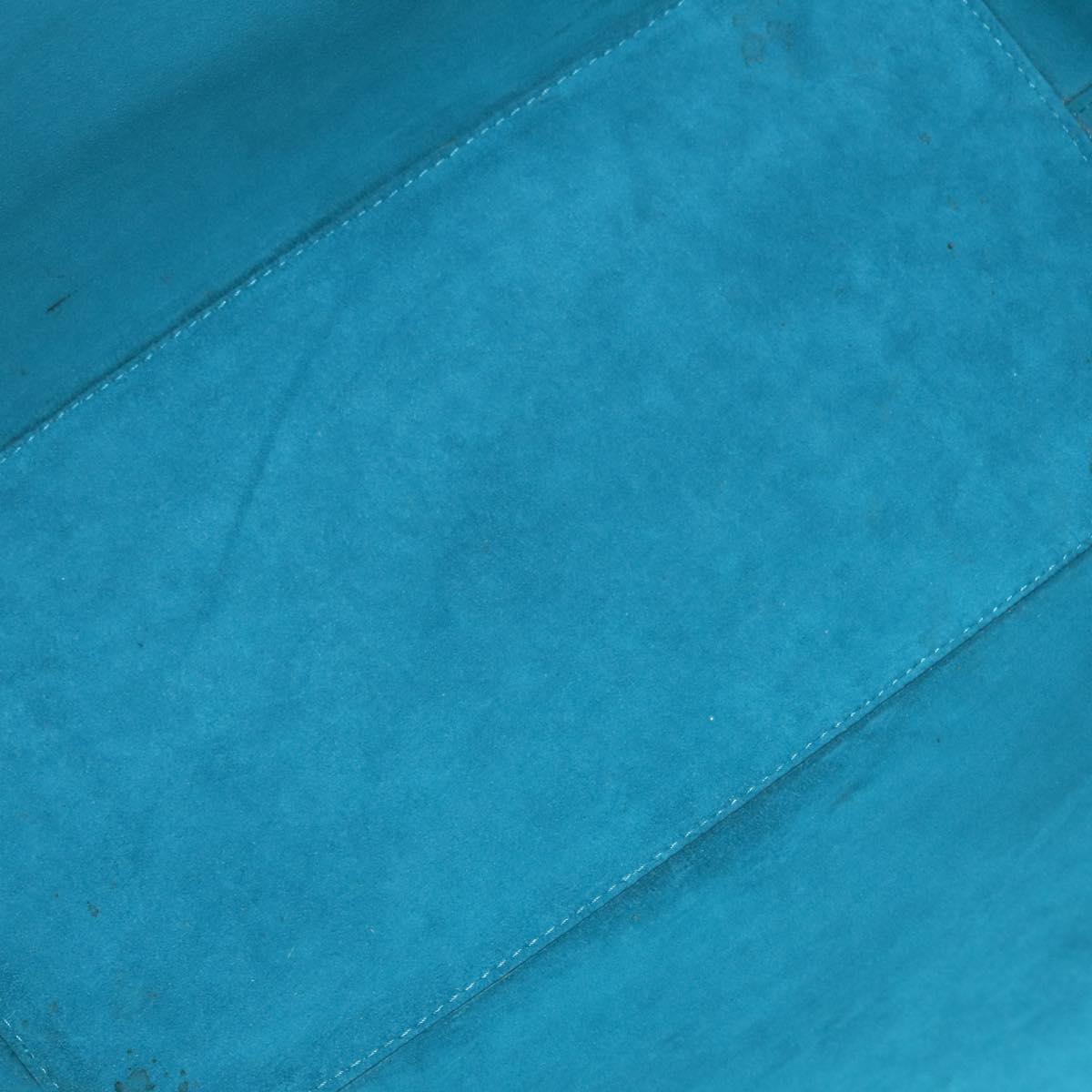 LOUIS VUITTON Epi Neverfull MM Tote Bag cyan M40930 LV Auth 209742V