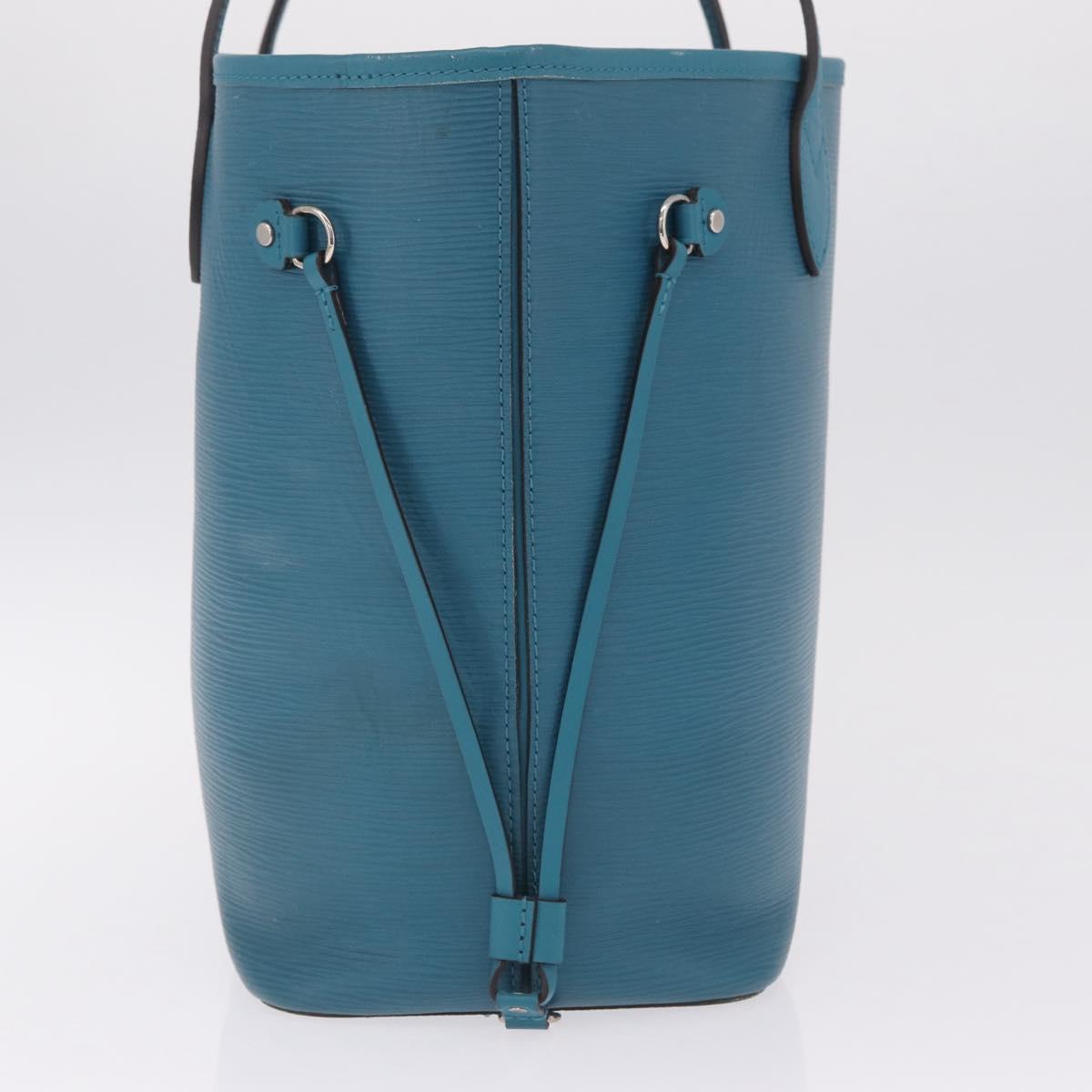 LOUIS VUITTON Epi Neverfull MM Tote Bag cyan M40930 LV Auth 209742V