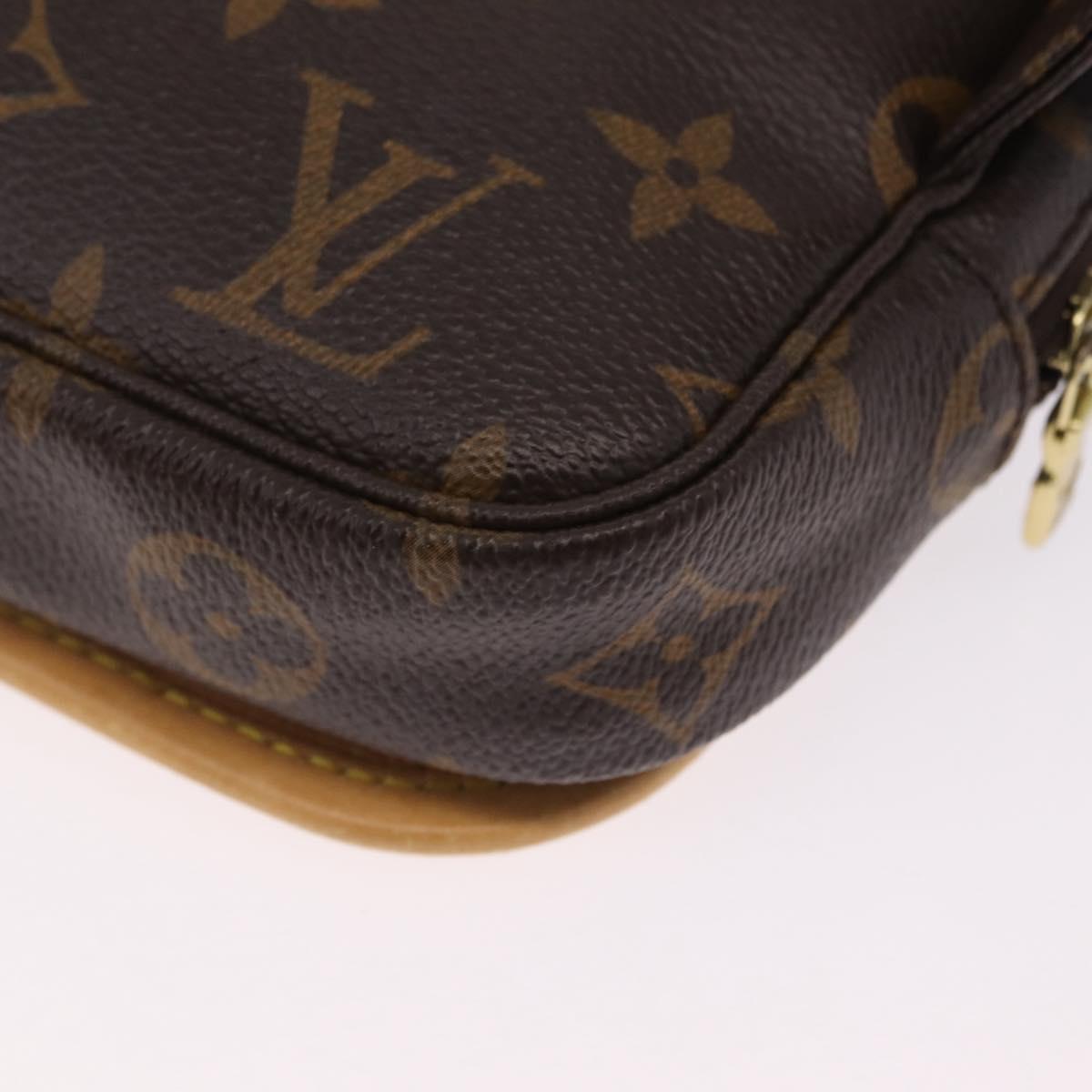 LOUIS VUITTON Monogram Bum Bag Bosphore Shoulder Bag M40108 LV Auth 209751A
