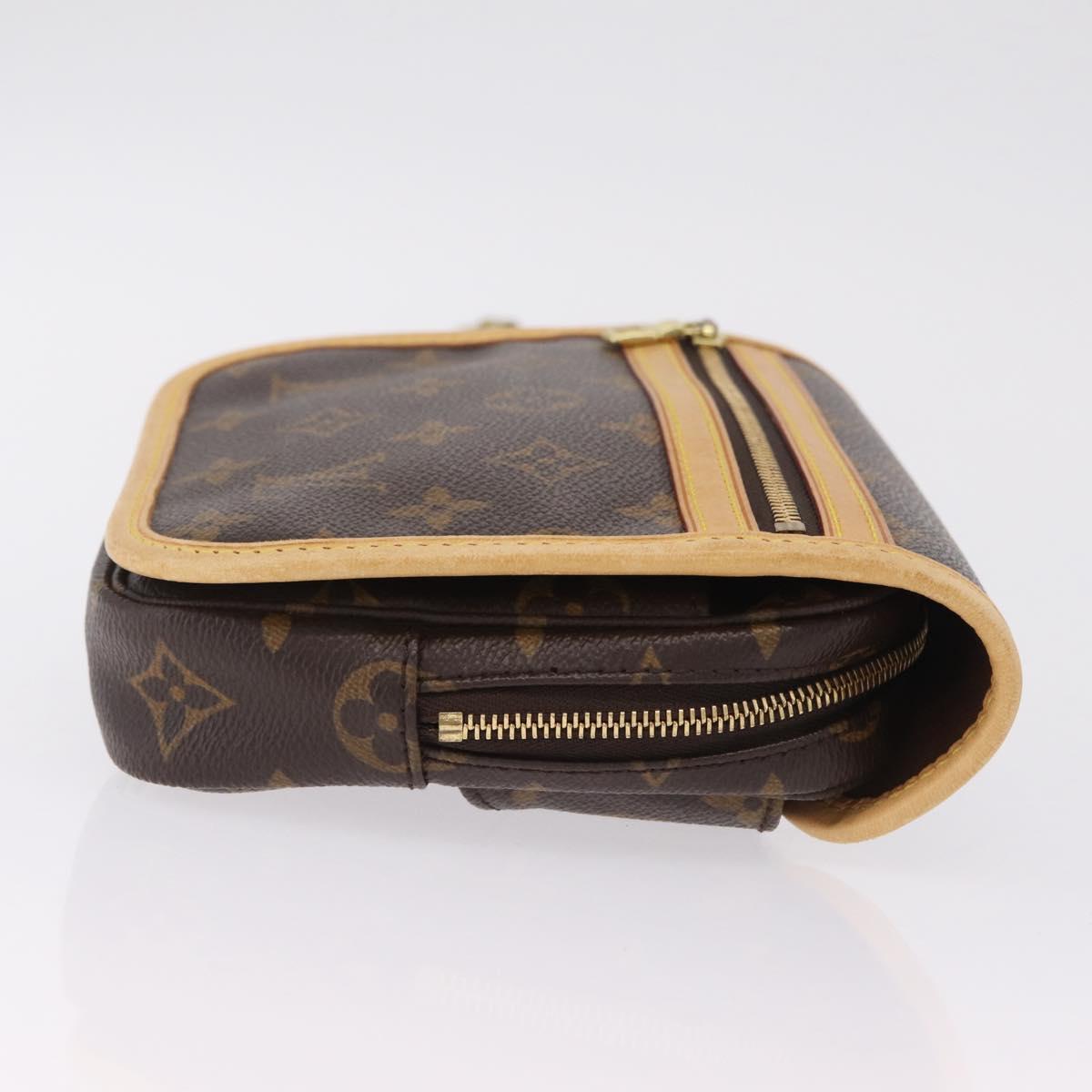 LOUIS VUITTON Monogram Bum Bag Bosphore Shoulder Bag M40108 LV Auth 209751A