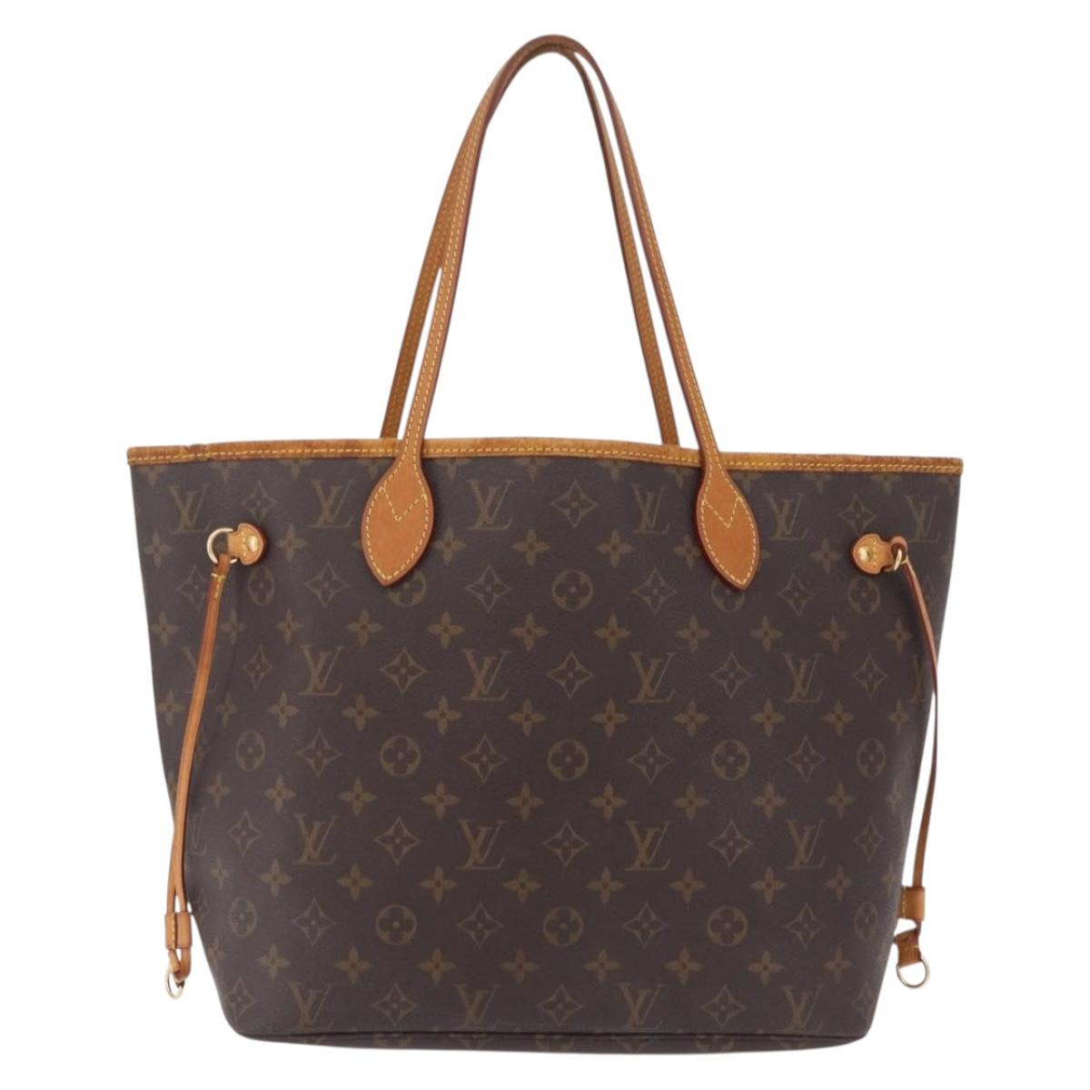 LOUIS VUITTON Monogram Neverfull MM Tote Bag M40156 LV Auth 209752A