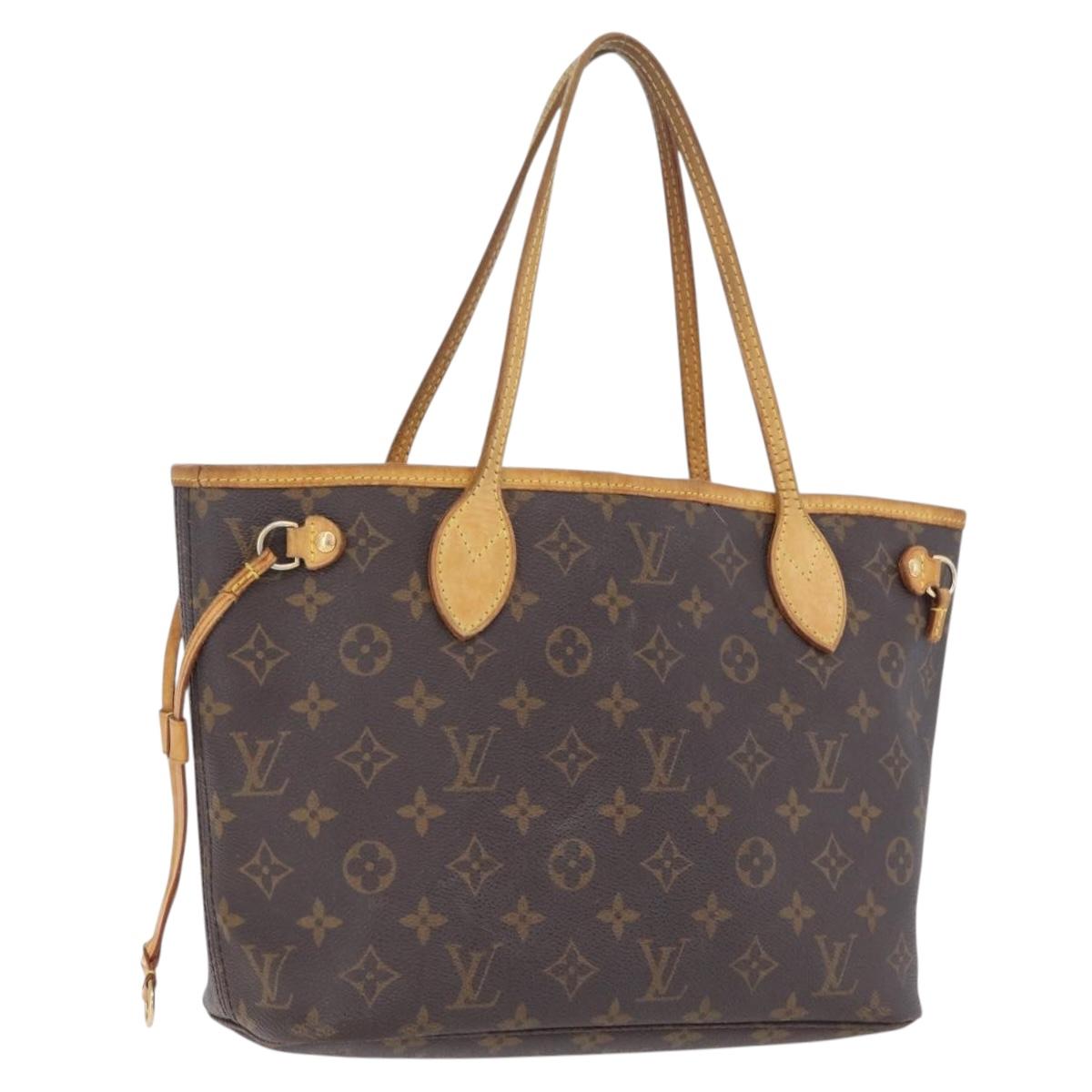 LOUIS VUITTON Monogram Neverfull PM Tote Bag M40155 LV Auth 209755