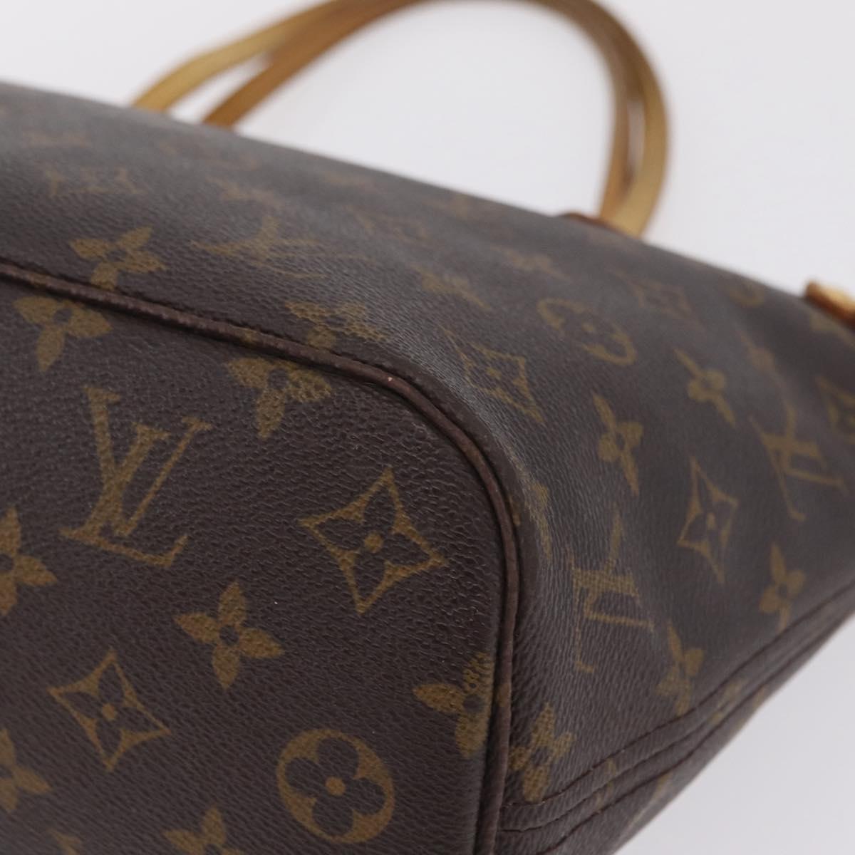 LOUIS VUITTON Monogram Neverfull PM Tote Bag M40155 LV Auth 209755