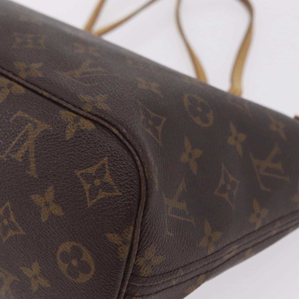 LOUIS VUITTON Monogram Neverfull PM Tote Bag M40155 LV Auth 209755