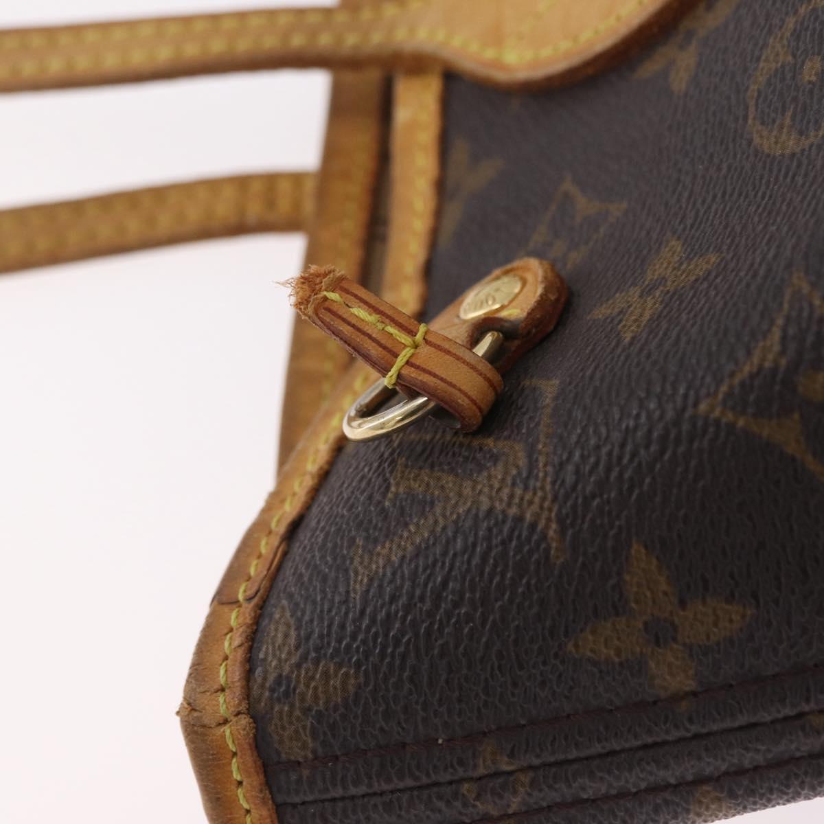 LOUIS VUITTON Monogram Neverfull PM Tote Bag M40155 LV Auth 209755
