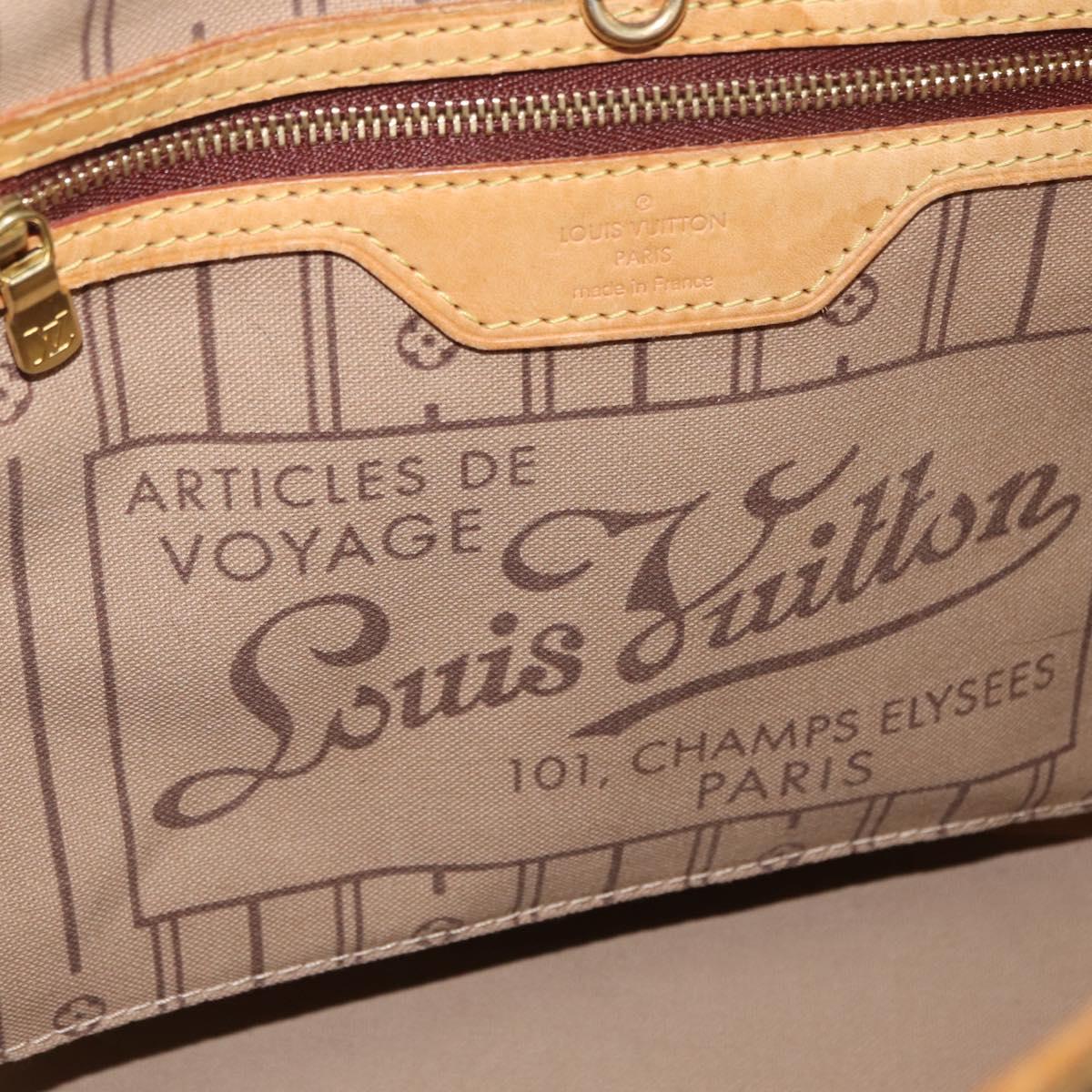 LOUIS VUITTON Monogram Neverfull PM Tote Bag M40155 LV Auth 209755