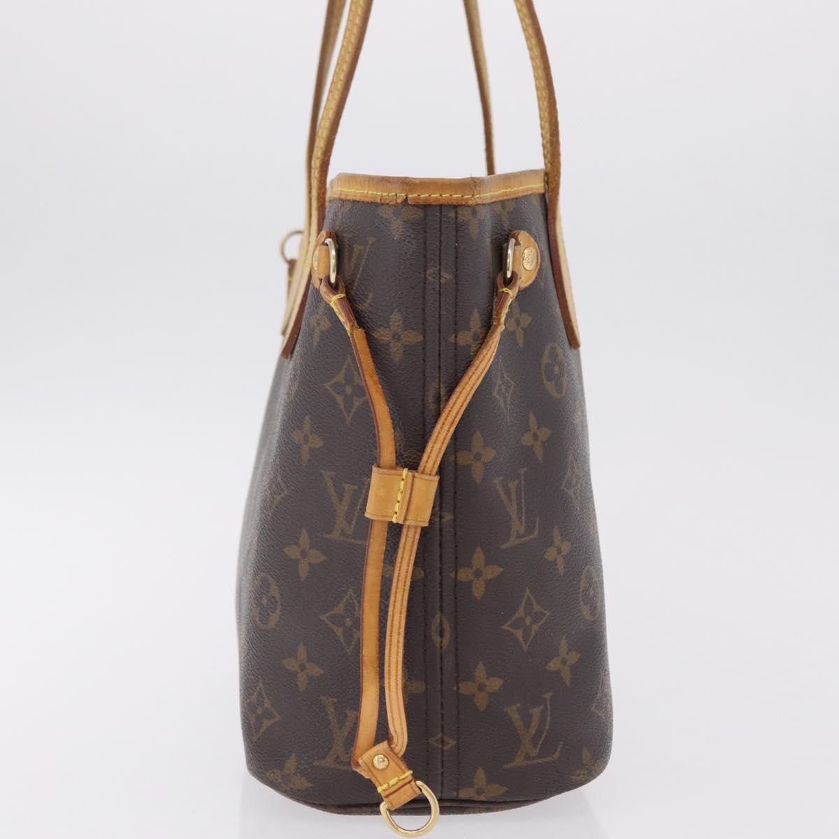 LOUIS VUITTON Monogram Neverfull PM Tote Bag M40155 LV Auth 209755