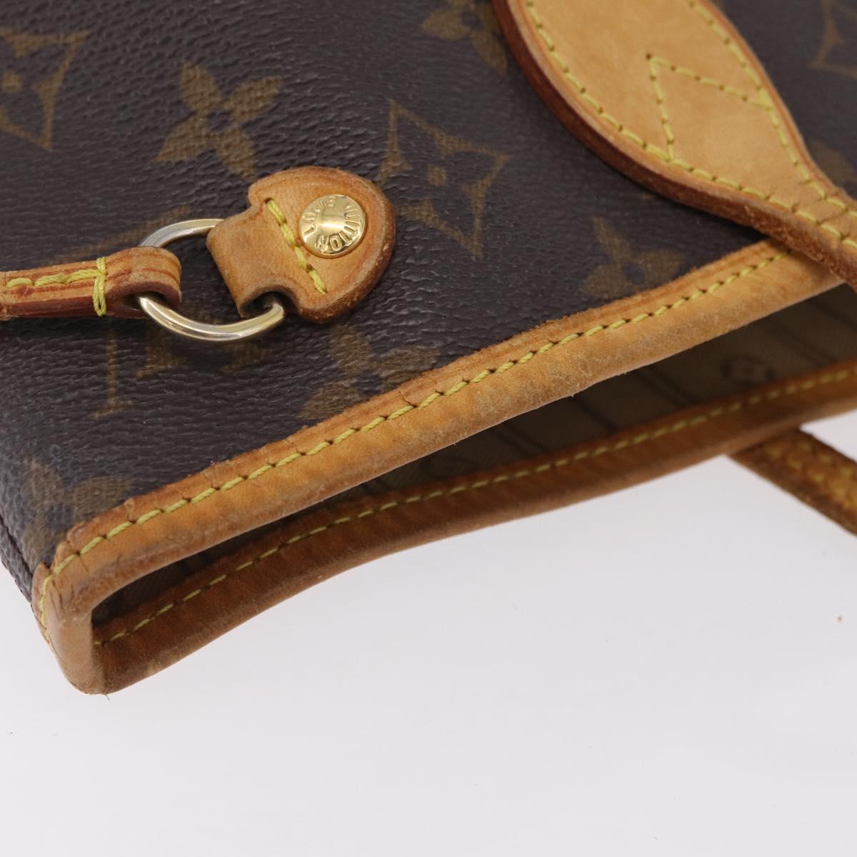LOUIS VUITTON Monogram Neverfull PM Tote Bag M40155 LV Auth 209755