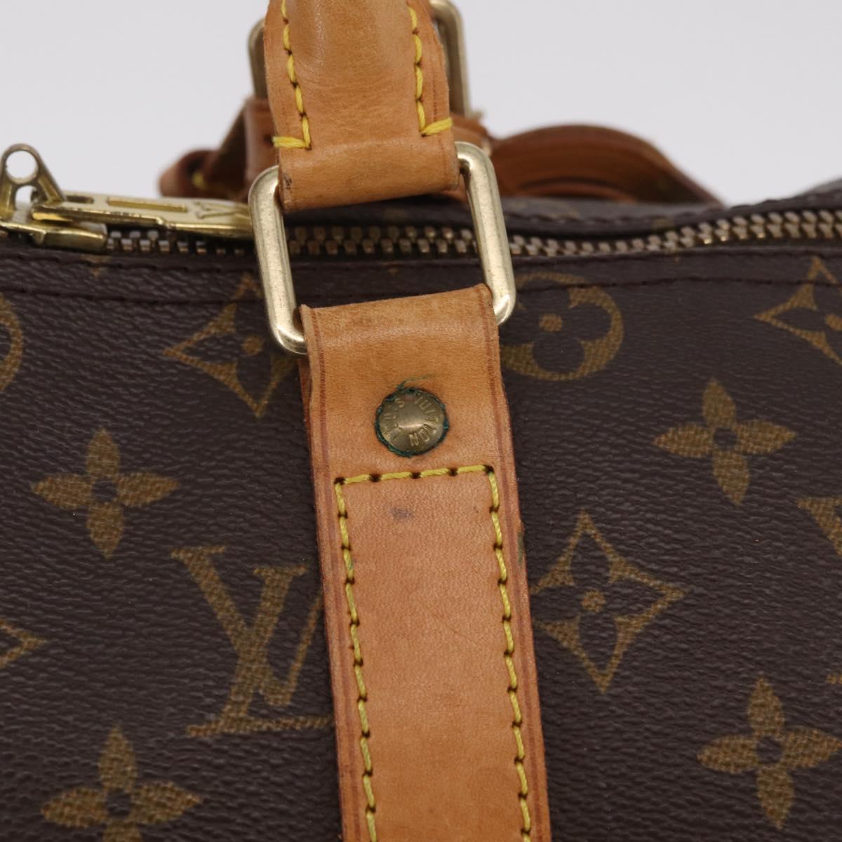 LOUIS VUITTON Monogram Keepall Bandouliere 45 Boston Bag M41418 LV Auth 209759A
