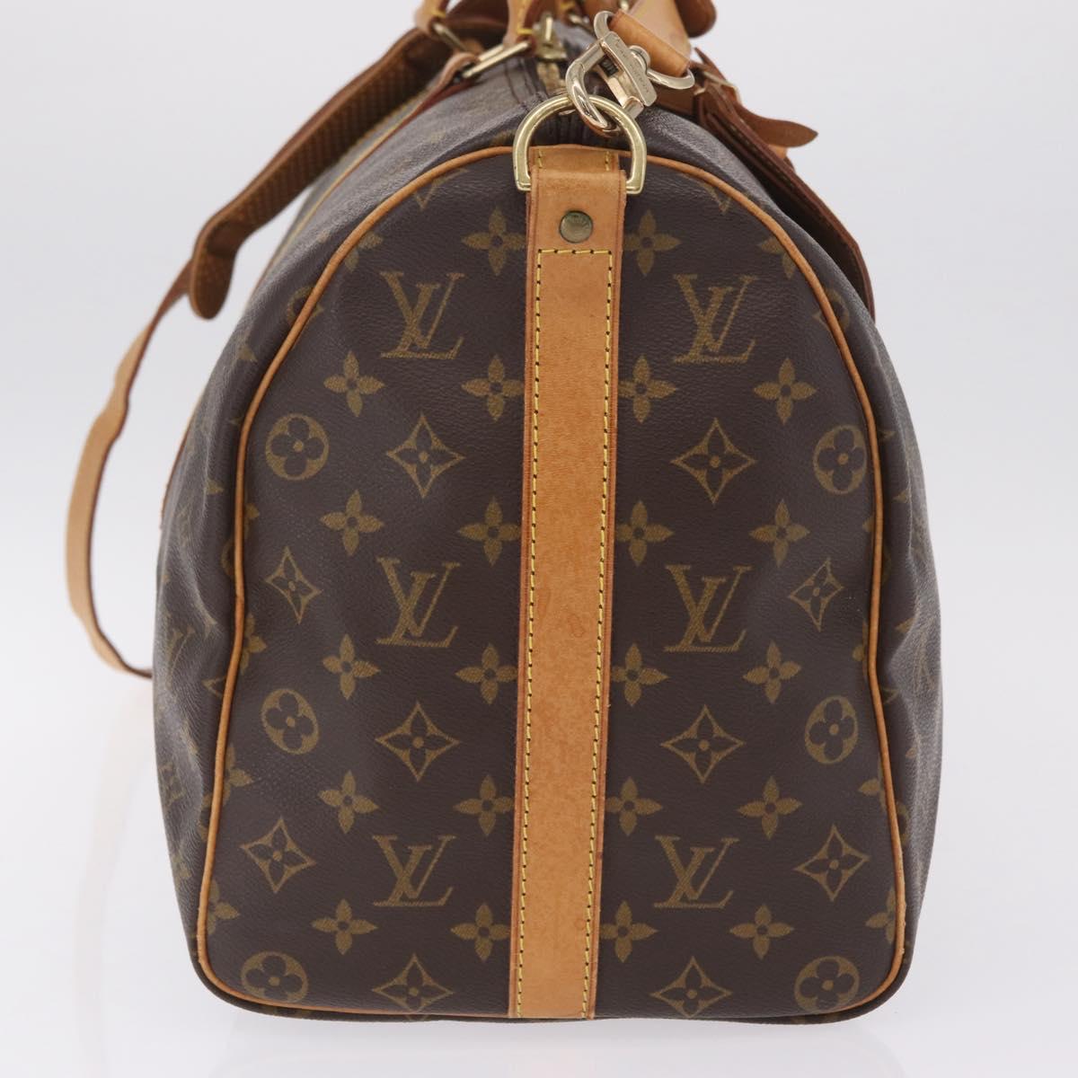 LOUIS VUITTON Monogram Keepall Bandouliere 45 Boston Bag M41418 LV Auth 209759A