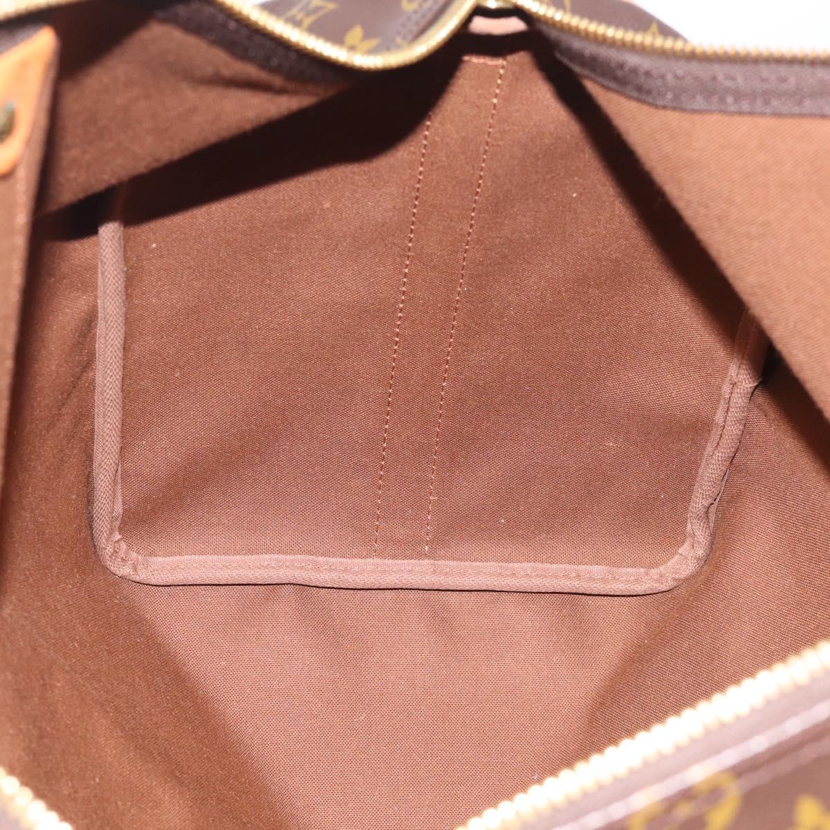 LOUIS VUITTON Monogram Keepall Bandouliere 50 Boston Bag M41416 LV Auth 209760A