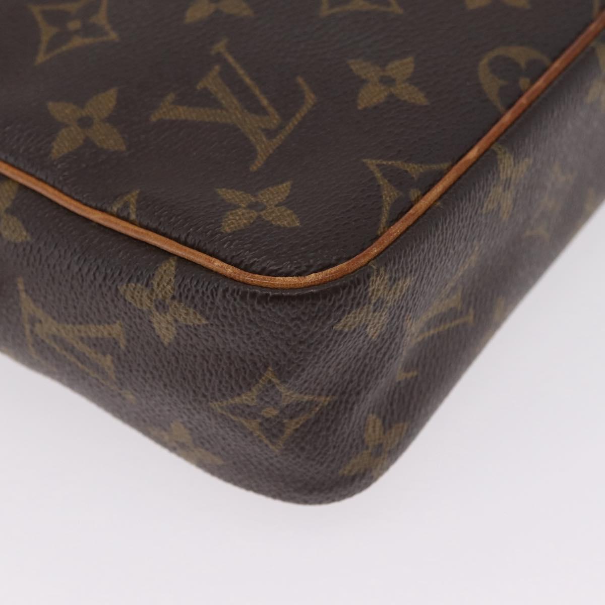 LOUIS VUITTON Monogram Compiegne 23 Clutch Bag M51847 LV Auth 209765