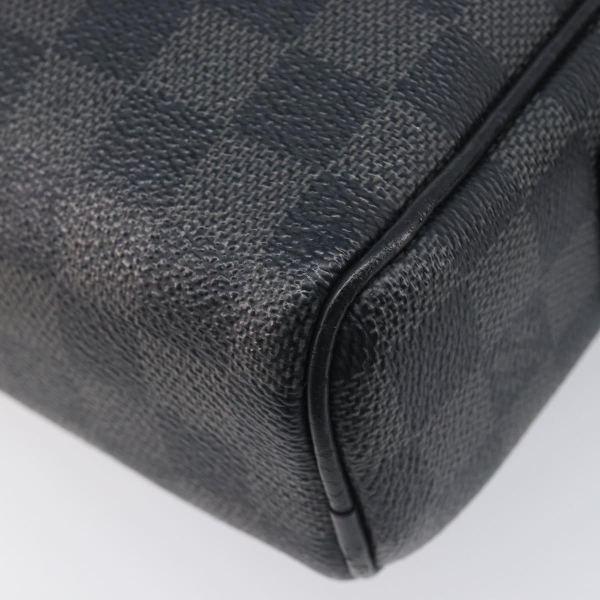 LOUIS VUITTON Damier Grafitte Dayton PM Shoulder Bag N41408 LV Auth 209766V