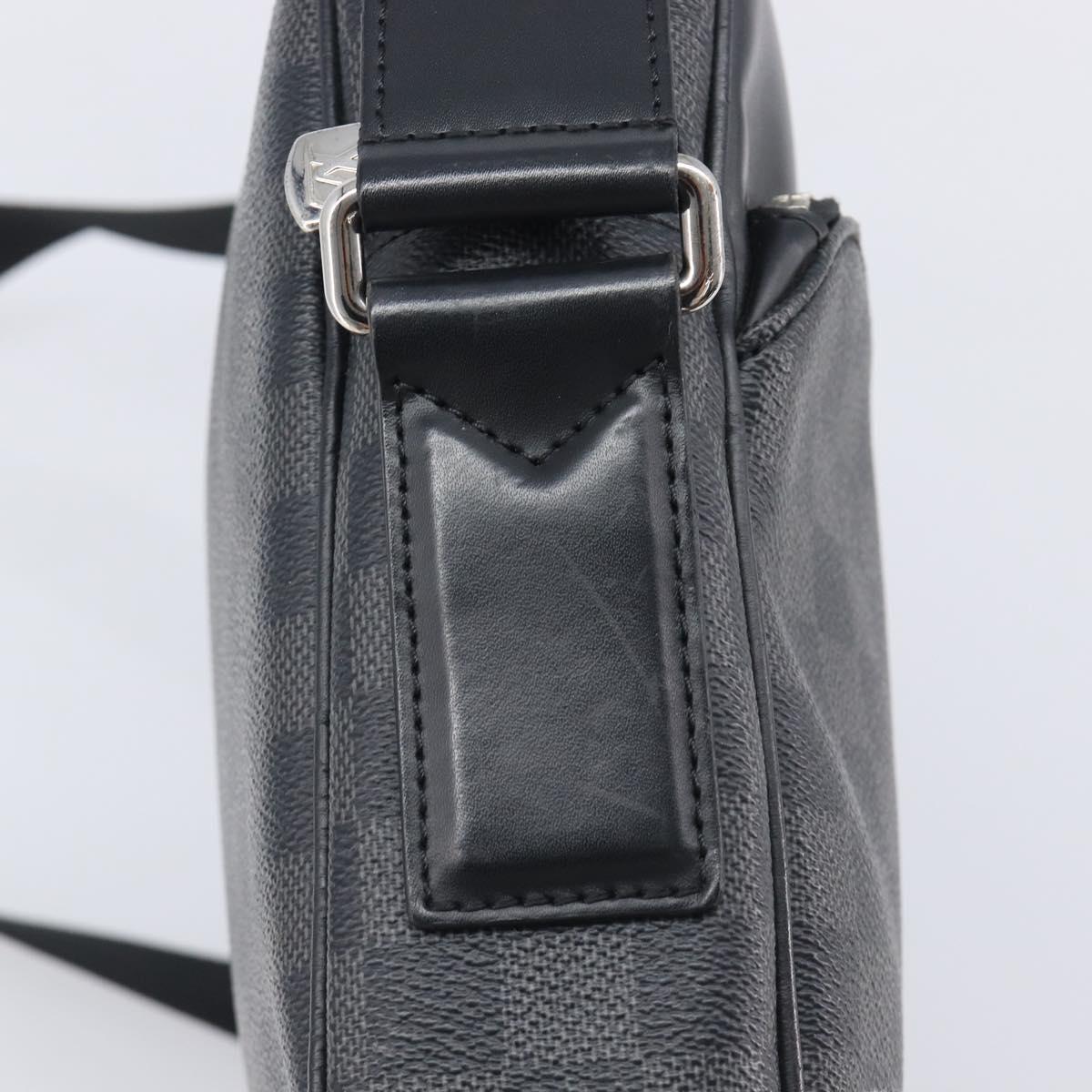 LOUIS VUITTON Damier Grafitte Dayton PM Shoulder Bag N41408 LV Auth 209766V