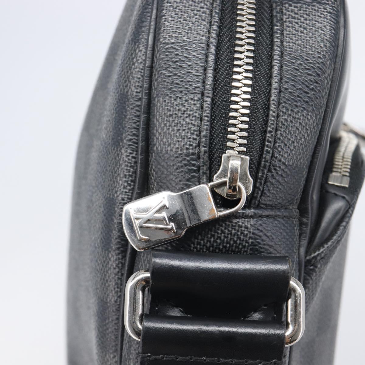 LOUIS VUITTON Damier Grafitte Dayton PM Shoulder Bag N41408 LV Auth 209766V