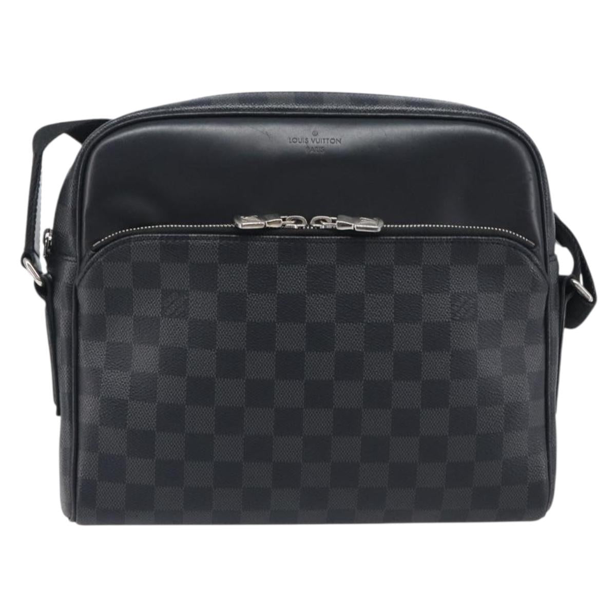 LOUIS VUITTON Damier Grafitte Dayton PM Shoulder Bag N41408 LV Auth 209766V