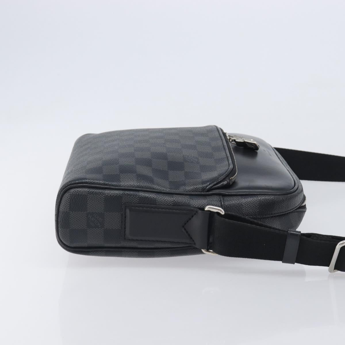 LOUIS VUITTON Damier Grafitte Dayton PM Shoulder Bag N41408 LV Auth 209766V