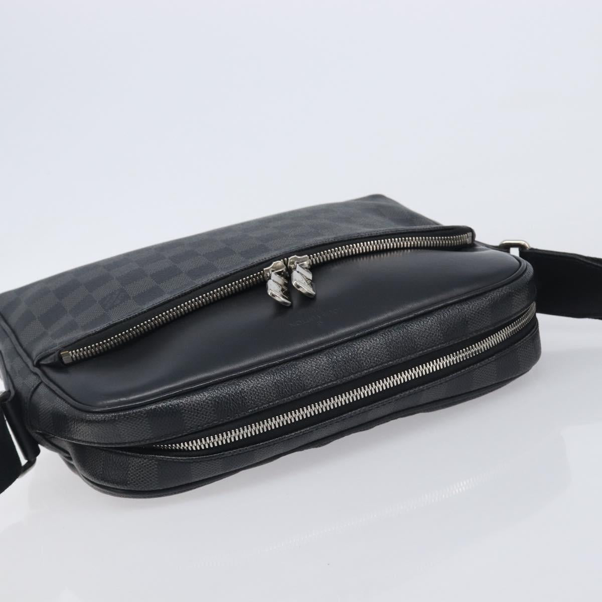 LOUIS VUITTON Damier Grafitte Dayton PM Shoulder Bag N41408 LV Auth 209766V