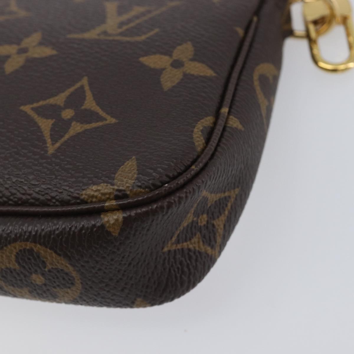 LOUIS VUITTON Monogram Vivienne Mini Pochette Accessoires Pouch LV Auth 209773M