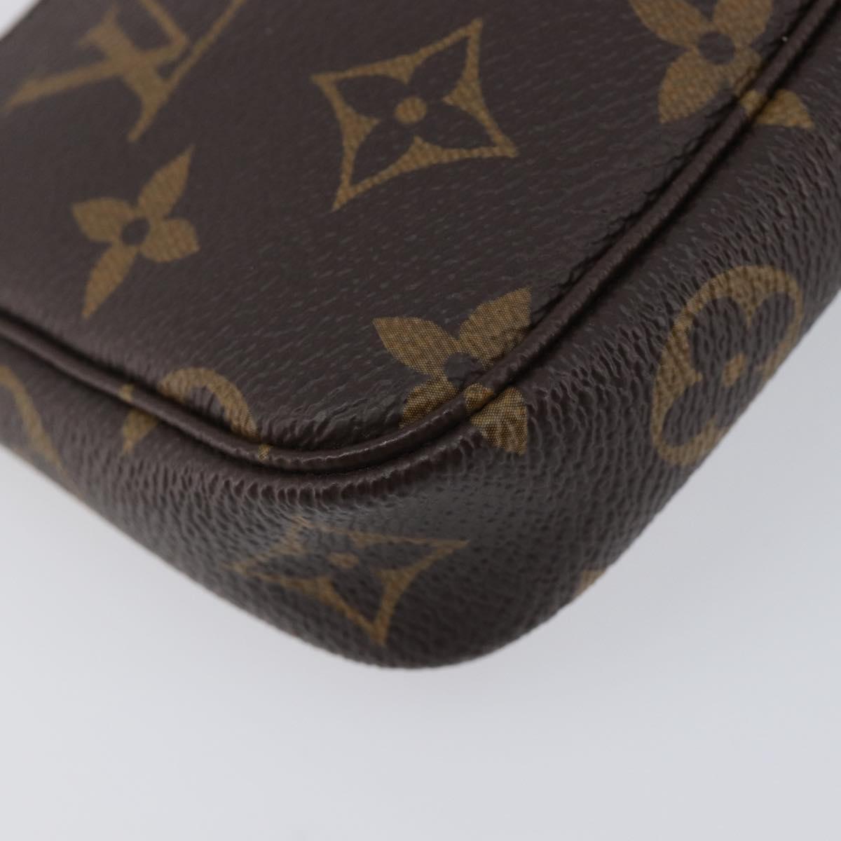 LOUIS VUITTON Monogram Vivienne Mini Pochette Accessoires Pouch LV Auth 209773M