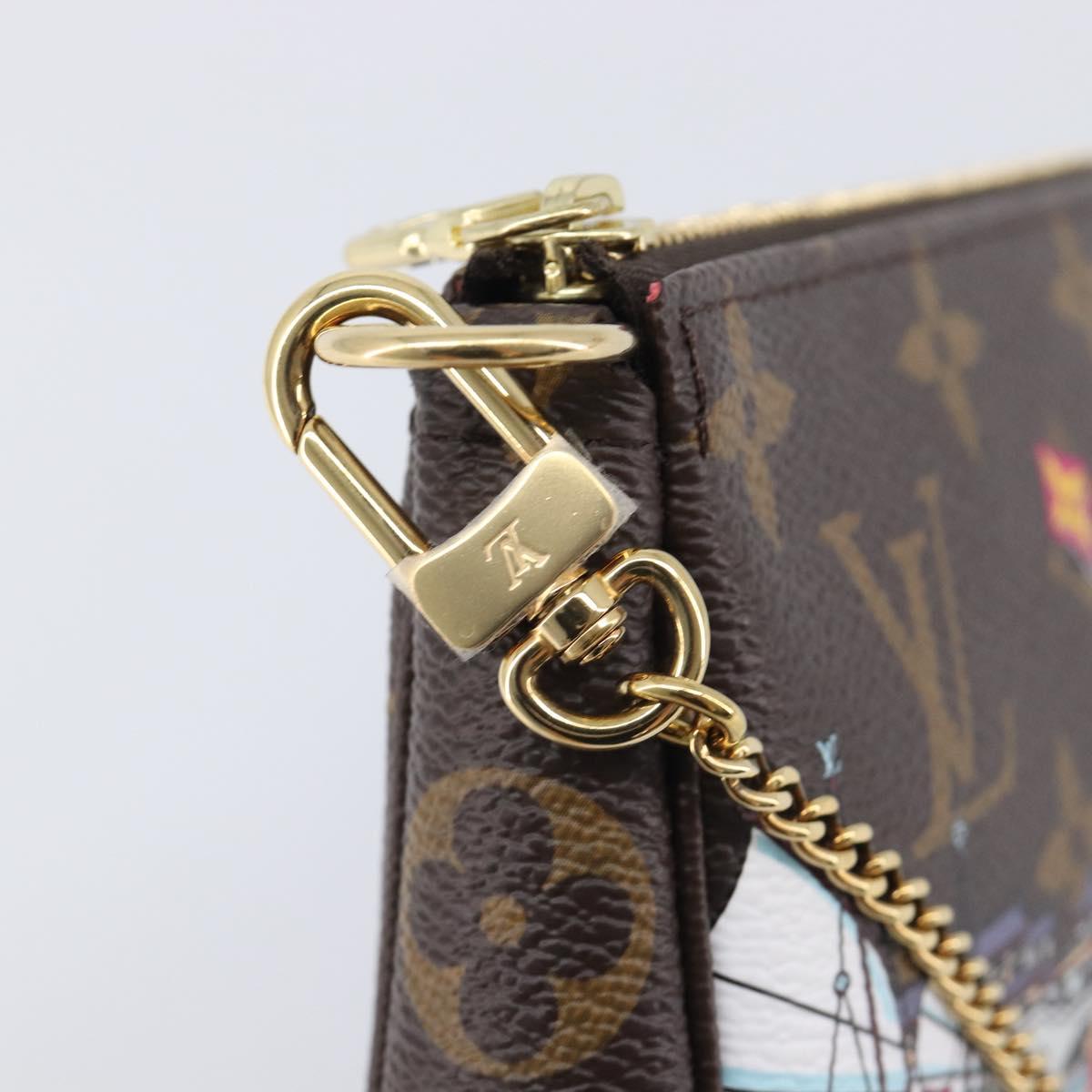 LOUIS VUITTON Monogram Vivienne Mini Pochette Accessoires Pouch LV Auth 209773M